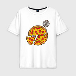 Мужская футболка оверсайз D j Пицца