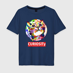 Мужская футболка оверсайз Curiosity