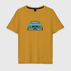 Мужская футболка оверсайз Bmw e30 drift stance