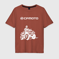 Мужская футболка оверсайз CFmoto СФ мото КВАДРОЦИКЛ
