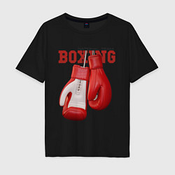 Мужская футболка оверсайз BOXING