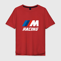 Футболка оверсайз мужская BMW - Pro Racing, цвет: красный