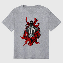 Футболка оверсайз мужская Spawn Эл Симмонс, цвет: меланж