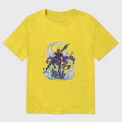 Футболка оверсайз мужская Тарталья в деле, цвет: желтый