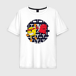 Мужская футболка оверсайз Pac-Man