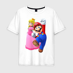 Мужская футболка оверсайз Mario Princess