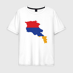 Мужская футболка оверсайз Map Armenia
