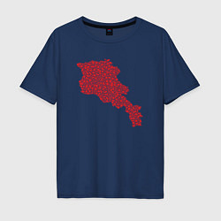 Мужская футболка оверсайз Red Armenia