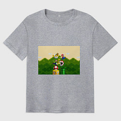 Мужская футболка оверсайз Mario Coins