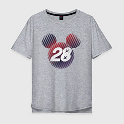 Мужская футболка оверсайз Logo Mickey 28