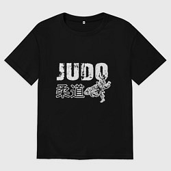 Футболка оверсайз мужская Style Judo, цвет: черный
