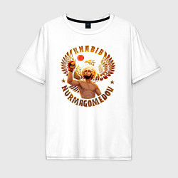 Мужская футболка оверсайз Khabib Nurmagomedov Art