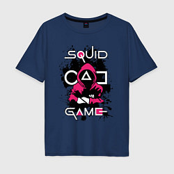 Футболка оверсайз мужская Squid gameguard-killer, цвет: тёмно-синий