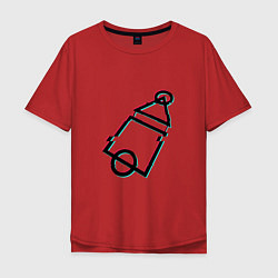 Мужская футболка оверсайз Logo Squid Game