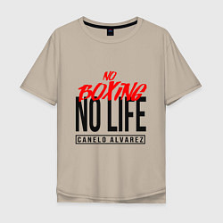 Мужская футболка оверсайз No boxing No Life