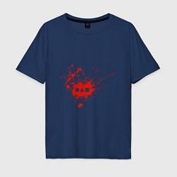 Мужская футболка оверсайз Squid Game Blood