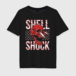 Мужская футболка оверсайз SHLSHK Skull Collection