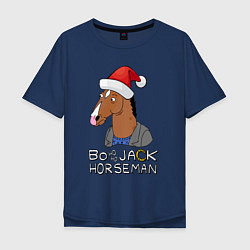 Футболка оверсайз мужская Bo Ho Ho Jack Horseman, цвет: тёмно-синий