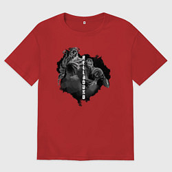 Футболка оверсайз мужская Демоны Hellbound, цвет: красный