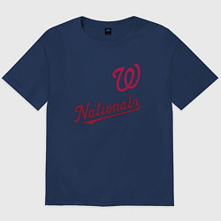 Мужская футболка оверсайз Washington Nationals - baseball team!