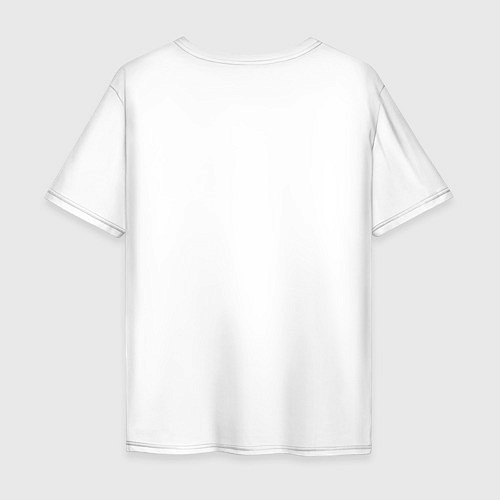 Мужская футболка оверсайз Washington Nationals - baseball team! / Белый – фото 2