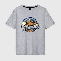 Футболка оверсайз мужская Midland Rockhounds - baseball team, цвет: меланж