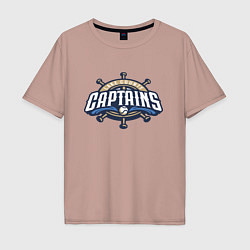 Мужская футболка оверсайз Lake County Captains - baseball team