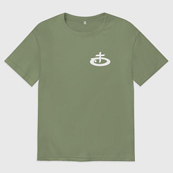 Футболка оверсайз мужская OBLADAET P7AY3R5, цвет: авокадо