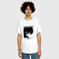 Футболка оверсайз мужская Хвост Феи Fairy Tail, Зереф Zeref, цвет: белый — фото 2