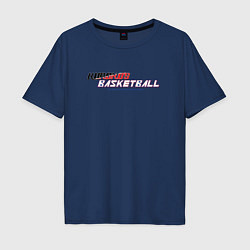 Футболка оверсайз мужская KUROKO BASKETBALL КУРОКО, цвет: тёмно-синий