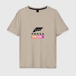 Мужская футболка оверсайз Forza Horizon 5 Logo black