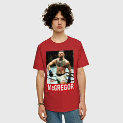 Футболка оверсайз мужская Конор МакГрегор McGregor, цвет: красный — фото 2