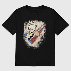 Футболка оверсайз мужская Nuka Cola, Fallout, цвет: черный