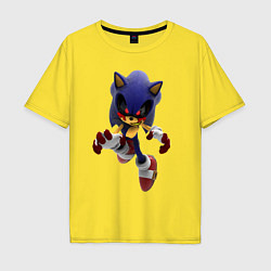 Мужская футболка оверсайз Sonic Exe Hedgehog