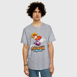 Футболка оверсайз мужская Rayman Legends, цвет: меланж — фото 2
