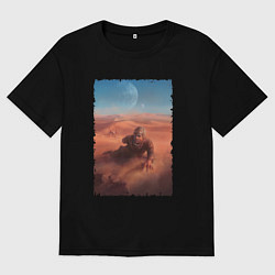 Футболка оверсайз мужская Пустыня Kenshi, цвет: черный