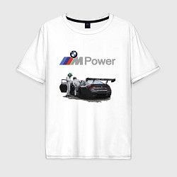 Мужская футболка оверсайз BMW Motorsport M Power Racing Team