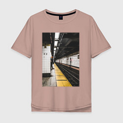 Мужская футболка оверсайз Метрополитен В Нью-Йорке