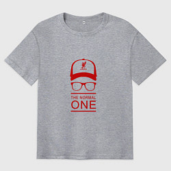 Футболка оверсайз мужская Klopp - Normal One, цвет: меланж