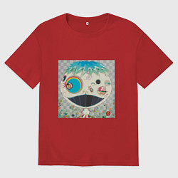 Футболка оверсайз мужская Blue TM, цвет: красный