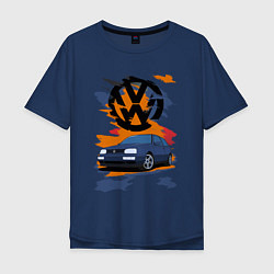 Мужская футболка оверсайз VW Golf 3