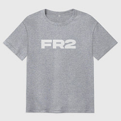 Футболка оверсайз мужская OG BUDA FREE RIO 2, цвет: меланж