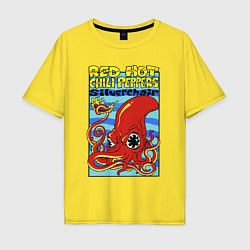 Футболка оверсайз мужская Red peppers, цвет: желтый