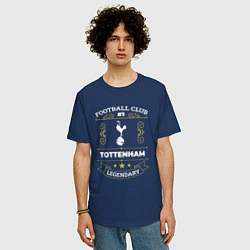 Футболка оверсайз мужская Tottenham - FC 1, цвет: тёмно-синий — фото 2
