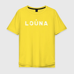 Футболка оверсайз мужская Лоуна louna 1984, цвет: желтый