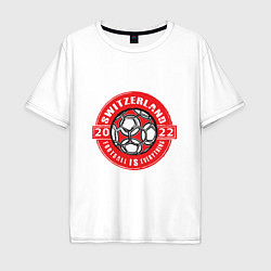 Мужская футболка оверсайз Switzerland 2022