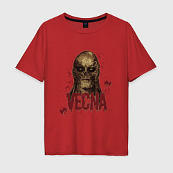 Футболка оверсайз мужская ВЕКНА VECNA, цвет: красный