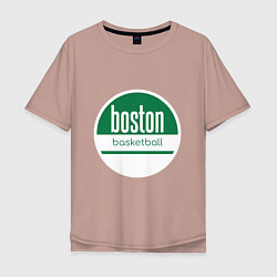 Мужская футболка оверсайз Boston Basketball