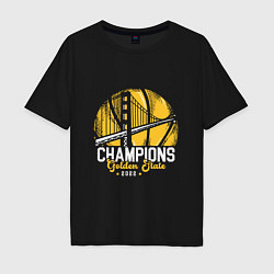 Мужская футболка оверсайз Golden State - Champs