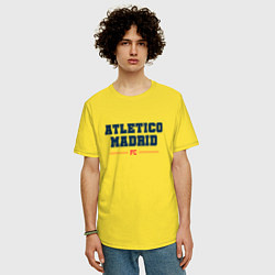 Футболка оверсайз мужская Atletico Madrid FC Classic, цвет: желтый — фото 2